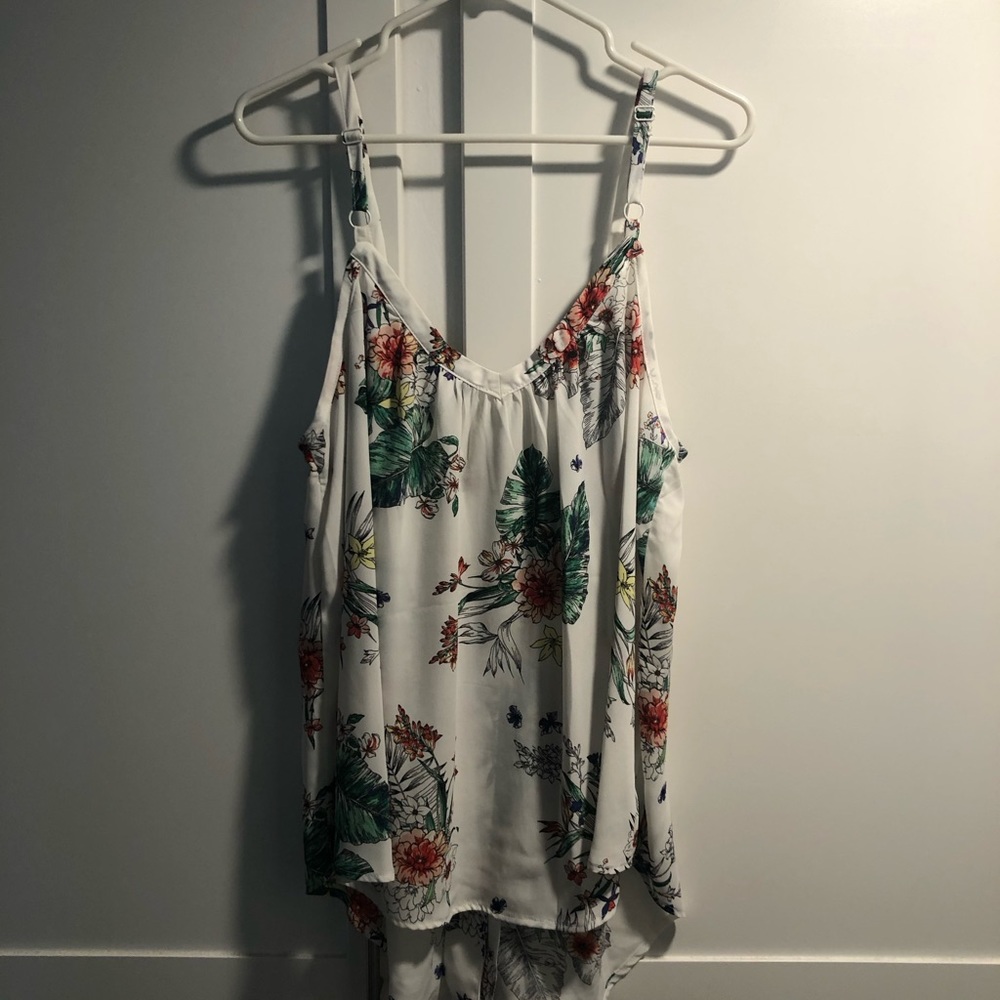 Torrid floral tunic cami